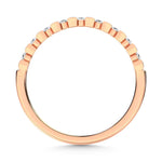 14K Rose Gold 1/8 Ct.Tw. Diamond Stackable Band  Picasso Gold & Diamond Jewelry
