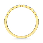 14K Yellow Gold 1/8 Ct.Tw. Diamond Stackable Band  Picasso Gold & Diamond Jewelry