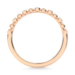 14K Rose Gold 1/10 Ct.Tw. Diamond Stackable Band  Picasso Gold & Diamond Jewelry