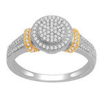 Dazzling Brilliance: 14K Gold 0.25CT Diamond Ladies' Rings - Picasso Gold & Diamond Jewelry