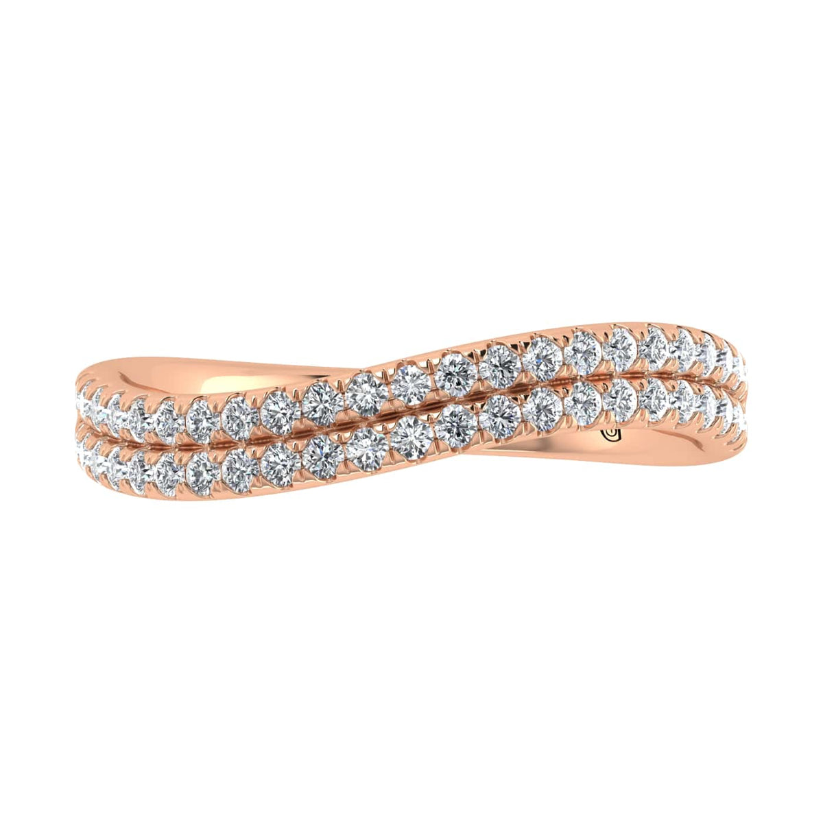 14K Rose Gold Lab Grown Diamond 3/8 ct. tw. Fashion Band | Picasso Gold & Diamond