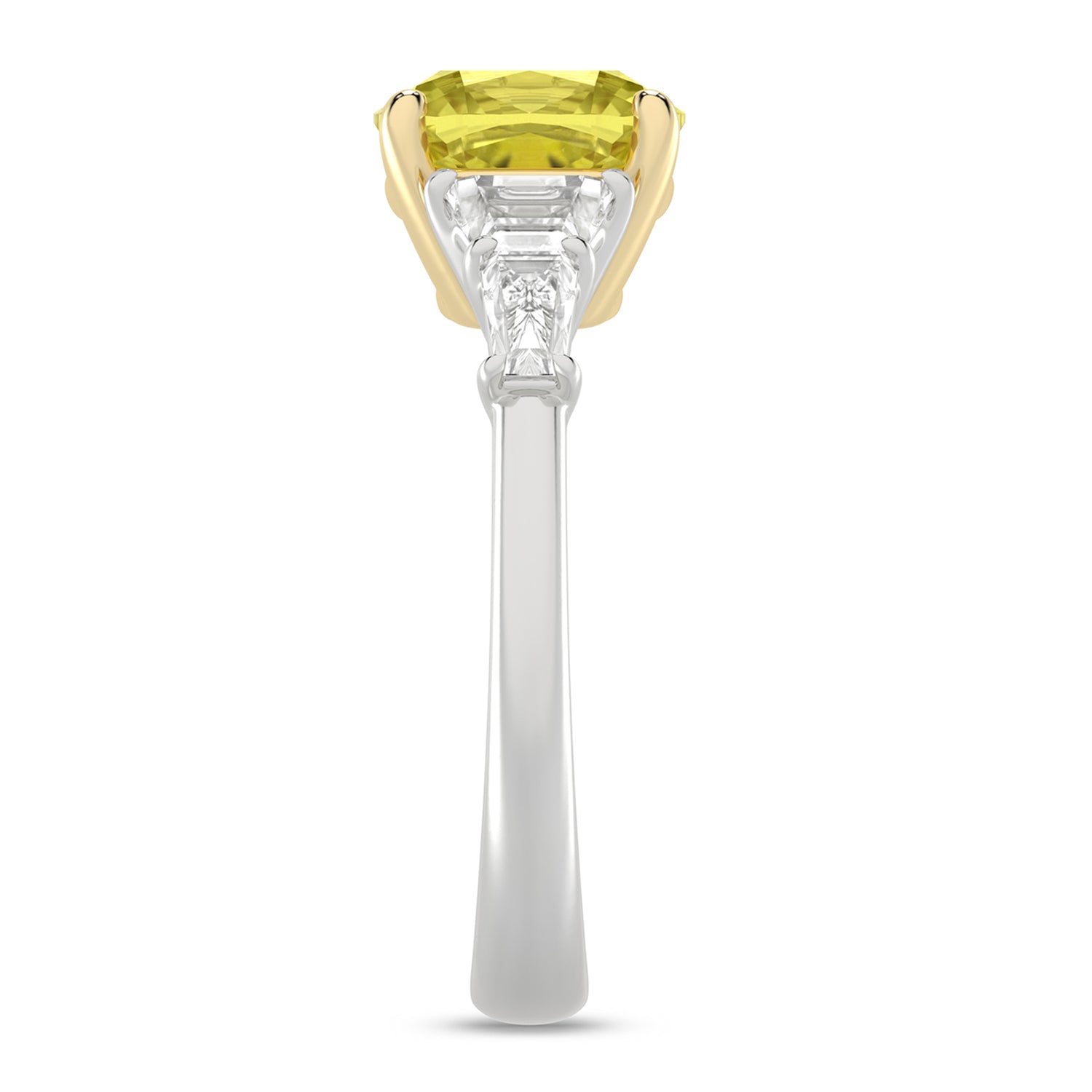 Certified Lab Grown 14K 4.00CT Diamond Engagement Ring - Picasso Gold & Diamond Jewelry
