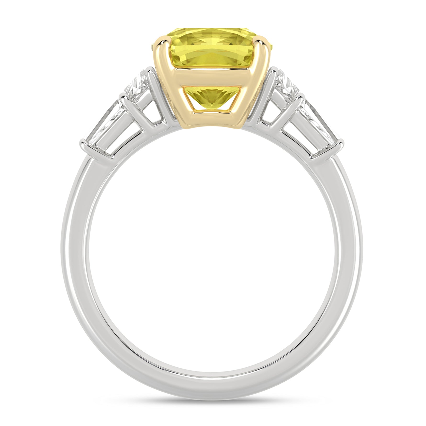 Certified Lab Grown 14K 4.00CT Diamond Engagement Ring - Picasso Gold & Diamond Jewelry