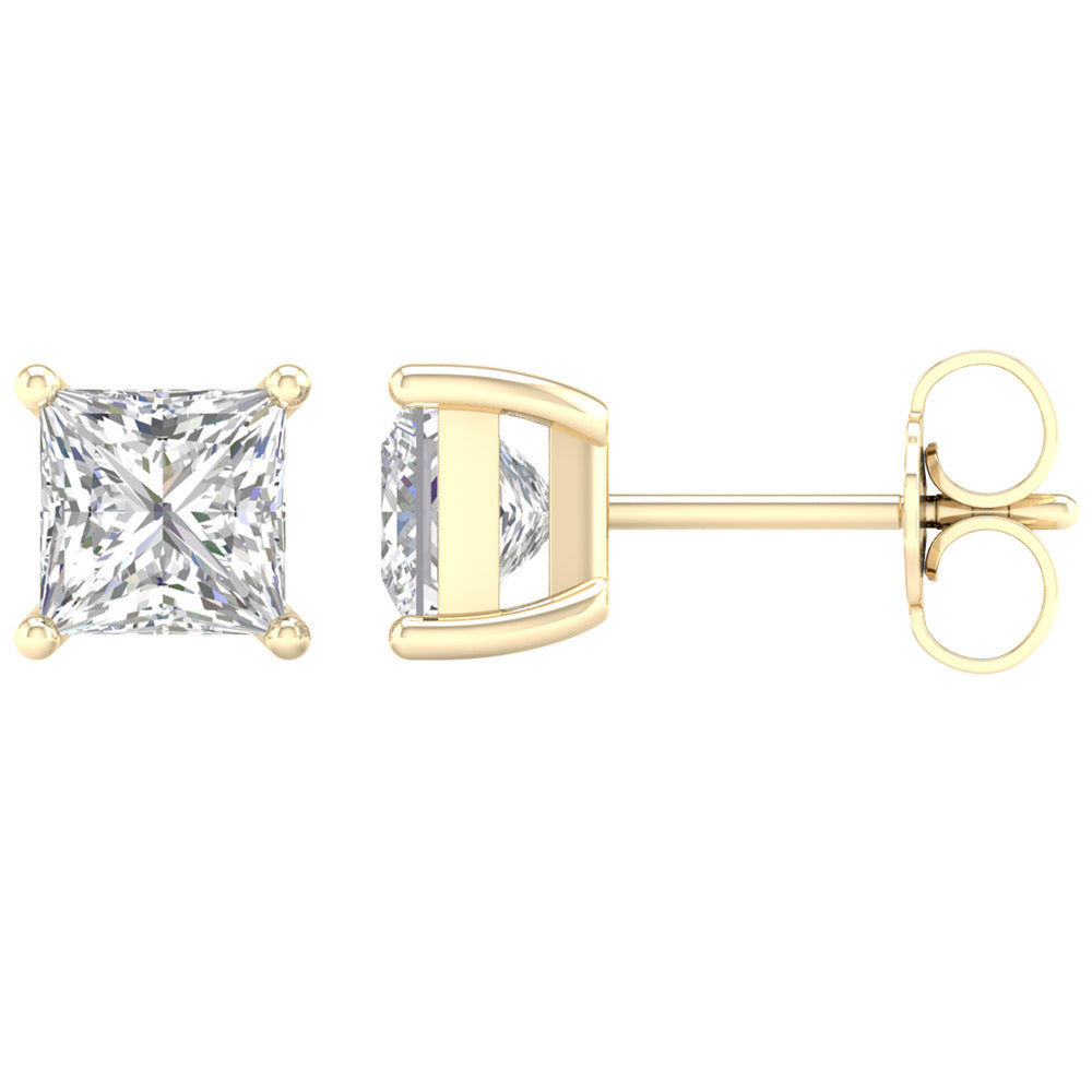 14K 1.00CT Certified Lab Grown Diamond Earrings - Picasso Gold & Diamond Jewelry