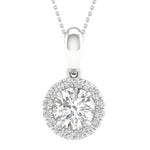 14K 1.13CT Certified Lab Grown Diamond Pendant - Picasso Gold & Diamond Jewelry