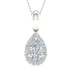 14K 1.13CT Certified Lab Grown Diamond Pendant - Picasso Gold & Diamond Jewelry