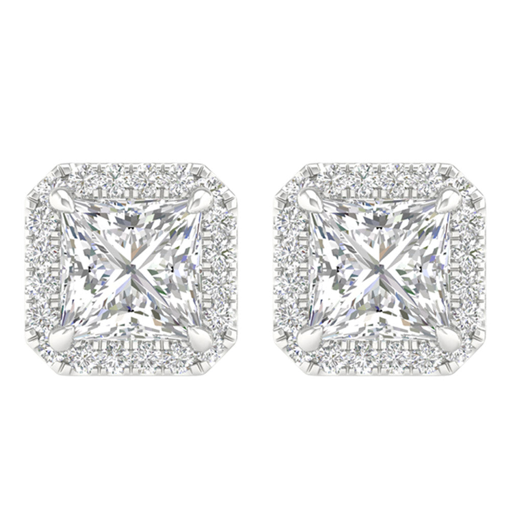 14K 2.25ct Certified Lab Grown Diamond Earrings ( IGI Certified ) - Picasso Gold & Diamond Jewelry