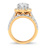 14K 5.00CT Certified Lab Grown Diamond Bridal Ring - Picasso Gold & Diamond Jewelry