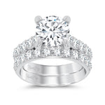 14K 5.00CT Certified Lab Grown Diamond Bridal Ring - Picasso Gold & Diamond Jewelry