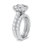 14K 5.00CT Certified Lab Grown Diamond Bridal Ring - Picasso Gold & Diamond Jewelry