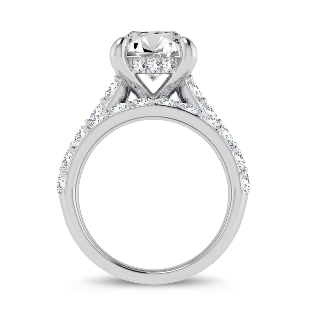 14K 5.00CT Certified Lab Grown Diamond Bridal Ring - Picasso Gold & Diamond Jewelry