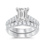 14K 5.00CT Certified Lab Grown Diamond Bridal Ring - Picasso Gold & Diamond Jewelry