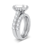 14K 5.00CT Certified Lab Grown Diamond Bridal Ring - Picasso Gold & Diamond Jewelry