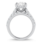 14K 5.00CT Certified Lab Grown Diamond Bridal Ring - Picasso Gold & Diamond Jewelry