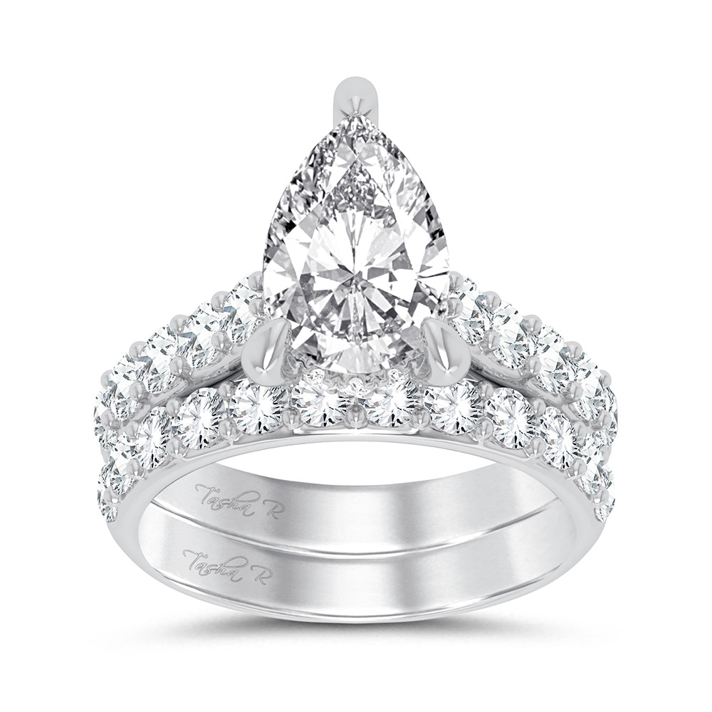 14K 5.00CT Certified Lab Grown Diamond Bridal Ring - Picasso Gold & Diamond Jewelry