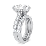 14K 5.00CT Certified Lab Grown Diamond Bridal Ring - Picasso Gold & Diamond Jewelry