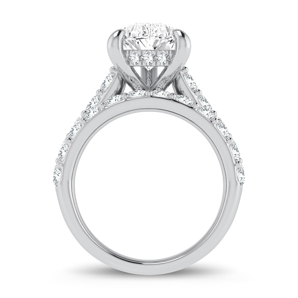 14K 5.00CT Certified Lab Grown Diamond Bridal Ring - Picasso Gold & Diamond Jewelry