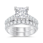 14K 5.00CT Certified Lab Grown Diamond Bridal Ring - Picasso Gold & Diamond Jewelry