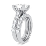14K 5.00CT Certified Lab Grown Diamond Bridal Ring - Picasso Gold & Diamond Jewelry