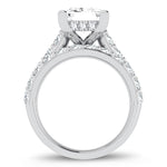 14K 5.00CT Certified Lab Grown Diamond Bridal Ring - Picasso Gold & Diamond Jewelry