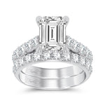 14K 5.00CT Certified Lab Grown Diamond Bridal Ring - Picasso Gold & Diamond Jewelry