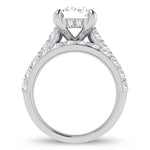14K 5.00CT Certified Lab Grown Diamond Bridal Ring - Picasso Gold & Diamond Jewelry