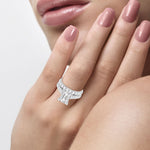 14K 5.00CT Certified Lab Grown Diamond Bridal Ring - Picasso Gold & Diamond Jewelry