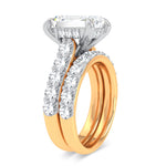 14K 5.00CT Certified Lab Grown Diamond Bridal Ring - Picasso Gold & Diamond Jewelry