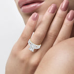 14K 5.00CT Certified Lab Grown Diamond Bridal Ring - Picasso Gold & Diamond Jewelry