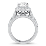 14K 5.00CT Certified Lab Grown Diamond Bridal Ring - Picasso Gold & Diamond Jewelry