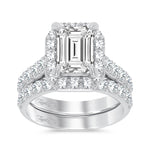 14K 5.00CT Certified Lab Grown Diamond Bridal Ring - Picasso Gold & Diamond Jewelry