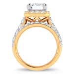 14K 5.00CT Certified Lab Grown Diamond Bridal Ring - Picasso Gold & Diamond Jewelry