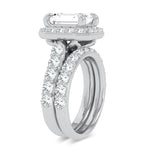 14K 5.00CT Certified Lab Grown Diamond Bridal Ring - Picasso Gold & Diamond Jewelry