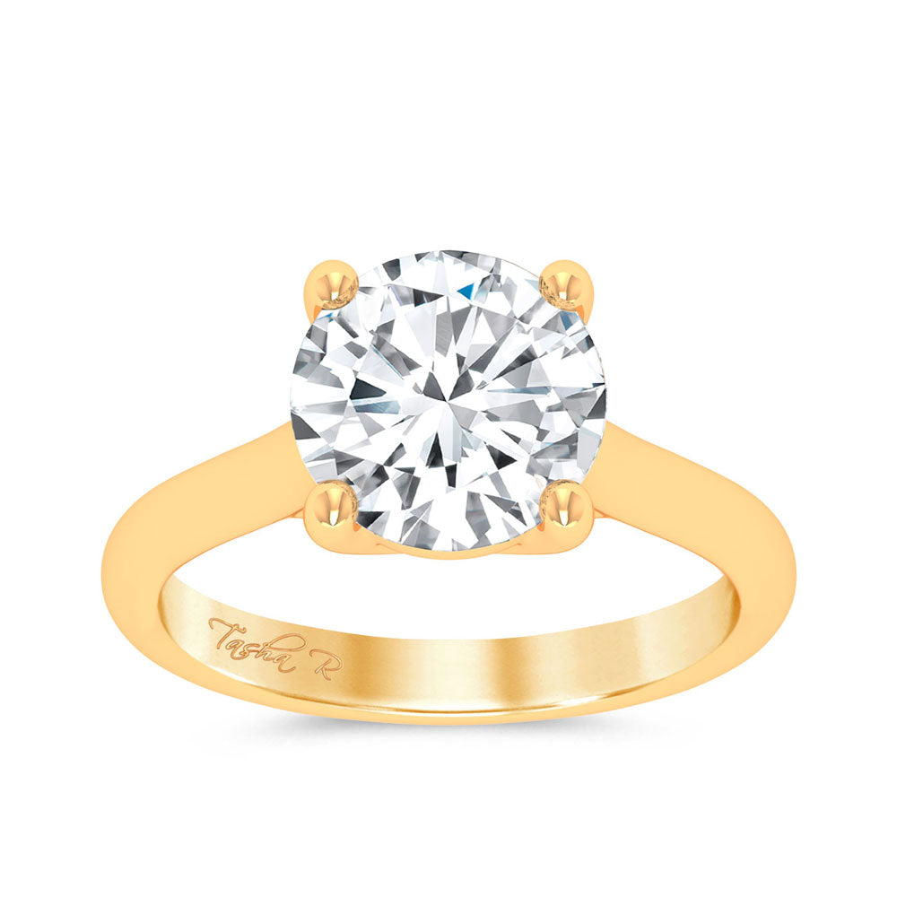 14K 3.00CT Certified Lab Grown Engagement Ring - Picasso Gold & Diamond Jewelry