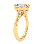 14K 3.00CT Certified Lab Grown Engagement Ring - Picasso Gold & Diamond Jewelry