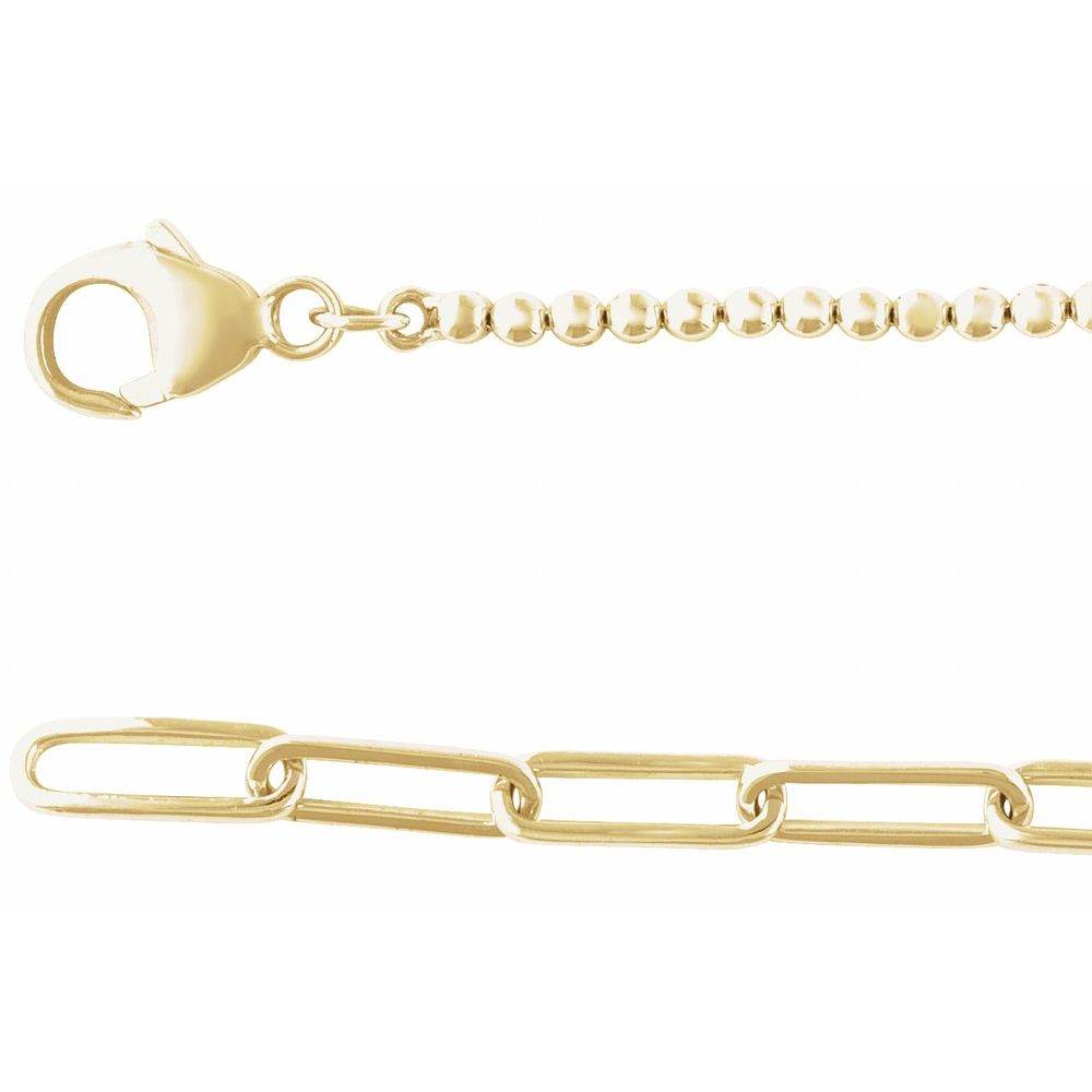 14K Yellow Gold 3 1/5 CTW Natural Diamond Adjustable Necklace (15-18”) - Picasso Gold & Diamond Jewelry