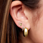 14K Yellow Electroform 20mm Hoop Earrings | Polished Finish, Hollow Design | Picasso Gold & Diamond Jewelry - Picasso Gold & Diamond Jewelry