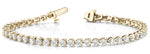 5 ct tw Lab Grown Diamond Tennis Bracelet in 14K Yellow Gold