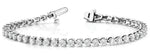6 1/6 ct tw Lab Grown Diamond Tennis Bracelet in 14K White Gold