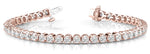 Tennis Lab Grown Diamond Bracelet - 2 1/5 ct tw | 14K & 18K Gold, VS1 D/E/F | 14K Rose Gold | Lab Grown Diamond Bracelet