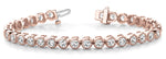 Tennis Lab Grown Diamond Bracelet - 1 ct tw | 14K & 18K Gold, VS1 D/E/F | 14K Rose Gold | Lab Grown Diamond Bracelet
