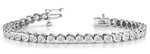 Tennis Lab Grown Diamond Bracelet - 2 ct tw | 14K & 18K Gold, VS1 D/E/F | 14K White Gold | Lab Grown Diamond Bracelet