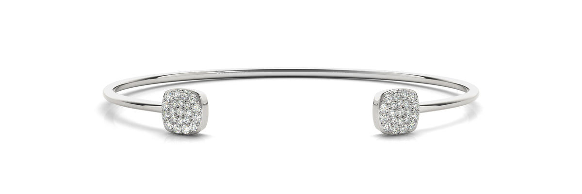 1/3 ct tw Lab Grown Diamond Bracelet in 14K White Gold