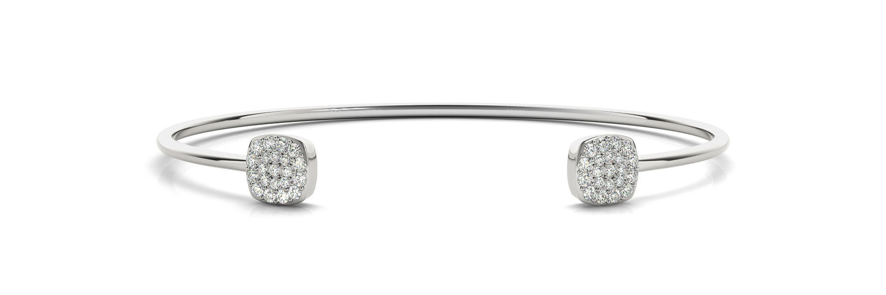 1/3 ct tw Lab Grown Diamond Bracelet in 14K White Gold