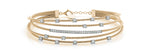 5/8 ct tw Lab Grown Diamond Bracelet in 14K Two-Tone Gold