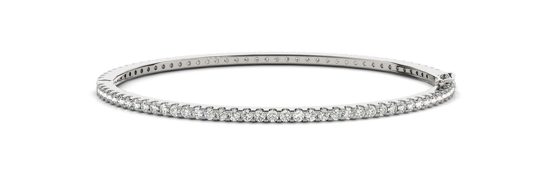 7/8 ct tw Lab Grown Diamond Bracelet in 14K White Gold