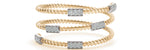 Bangle Lab Grown Diamond Bracelet - 3/4 ct tw | 14K & 18K Gold, VS1 D/E/F | 18K White Gold | Lab Grown Diamond Bracelet