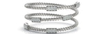 Bangle Lab Grown Diamond Bracelet - 3/4 ct tw | 14K & 18K Gold, VS1 D/E/F | 14K White Gold | Lab Grown Diamond Bracelet