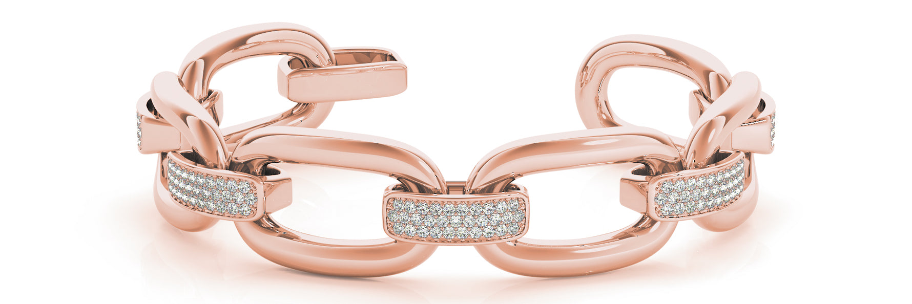 Italian Made Lab Grown Diamond Bracelet - 1 5/8 ct tw | 14K & 18K Gold, VS1 D/E/F | Lab Grown Diamond Bracelet