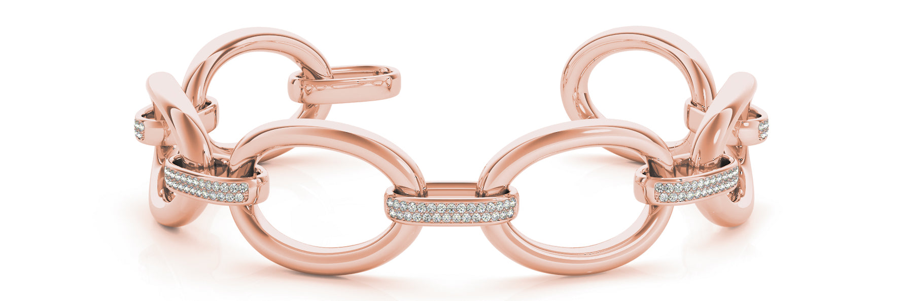 Italian Made Lab Grown Diamond Bracelet - 1 1/3 ct tw | 14K & 18K Gold, VS1 D/E/F | Lab Grown Diamond Bracelet
